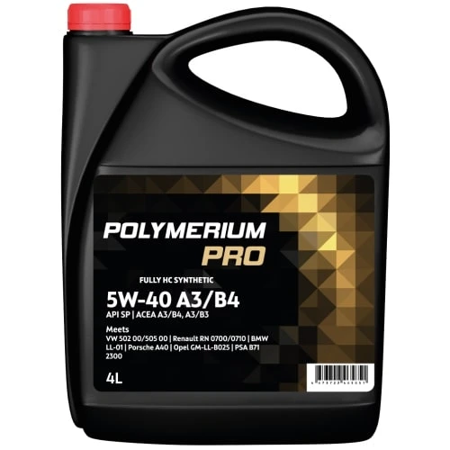 Масло моторное POLYMERIUM PRO 5W40 A3/B4 SN 4л