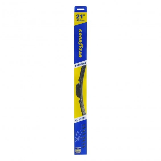 Фото Бескаркасная щетка Goodyear PREMIUM 21"/53 см всесезонная GY000441 — оригинальные автотовары Мега Ойл