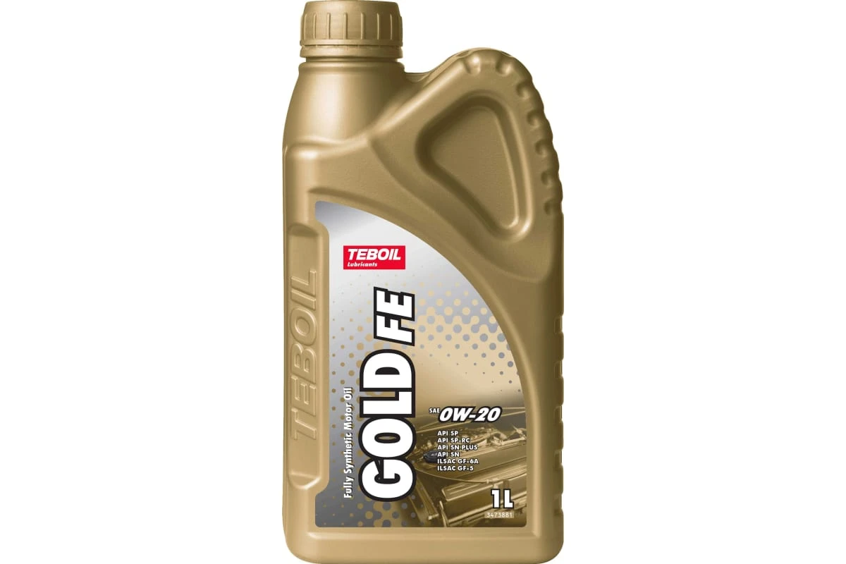 Синтетическое масло TEBOIL Gold FE 0w20 1л