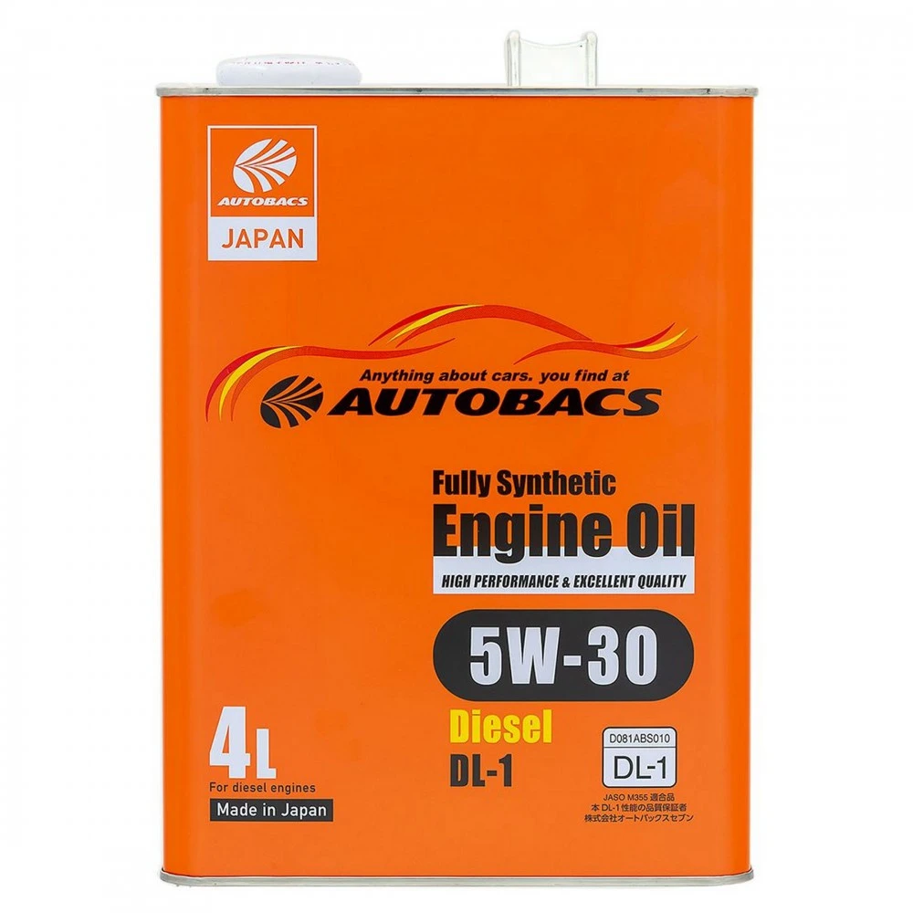 Масло моторное Autobacs Engine oil FS DIESEL DL-1 5W30 4л