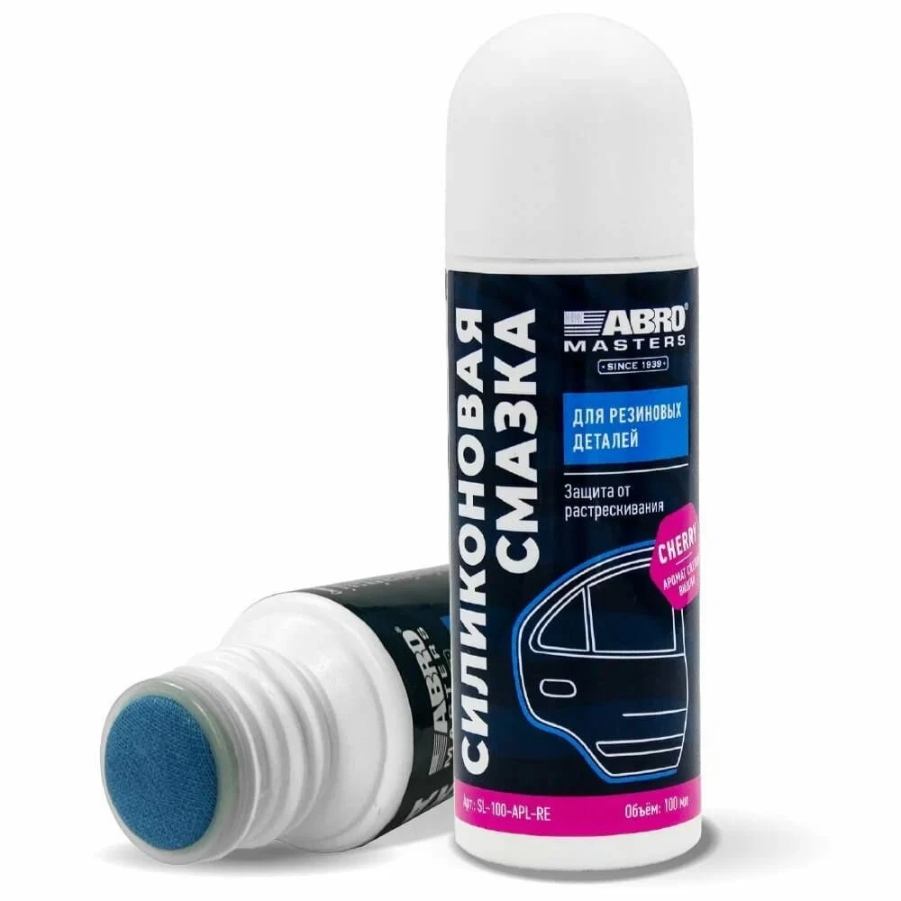 Смазка силиконовая для резиновых деталей ABRO MASTERS 100мл (24) SL100 APL-RE купить в Пензе