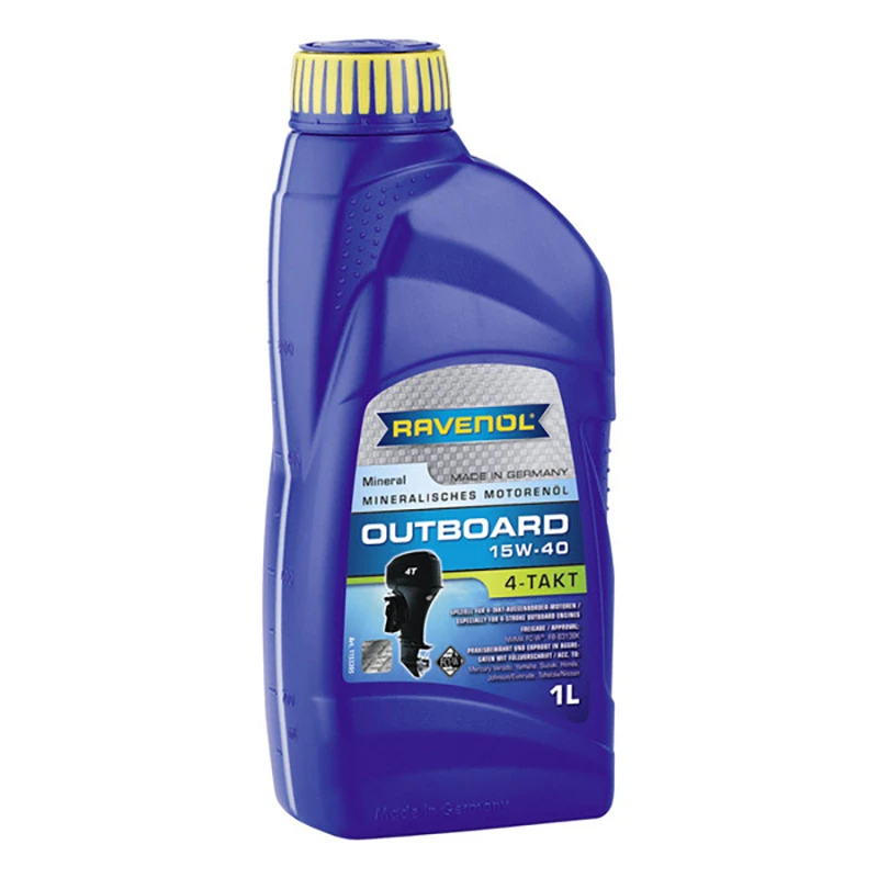 Масло моторное RAVENOL 4T OUTBOARDOEL Mineral 15W40 1л