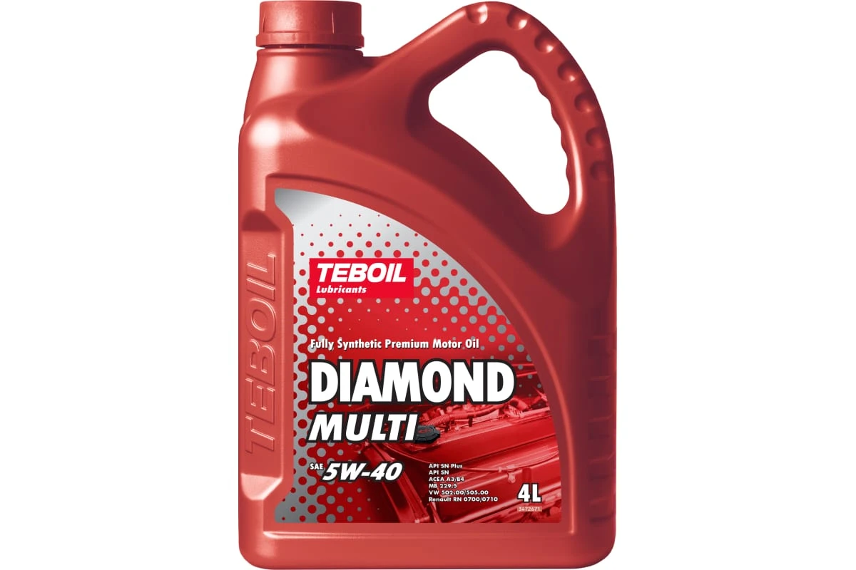 Моторное масло diamond multi 5w-40 4л TEBOIL 3455081