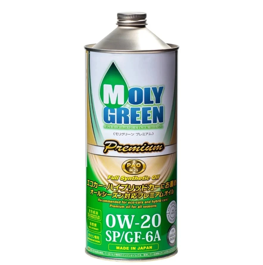 Масло моторное MOLY GREEN PREMIUM 0W-20 1л 