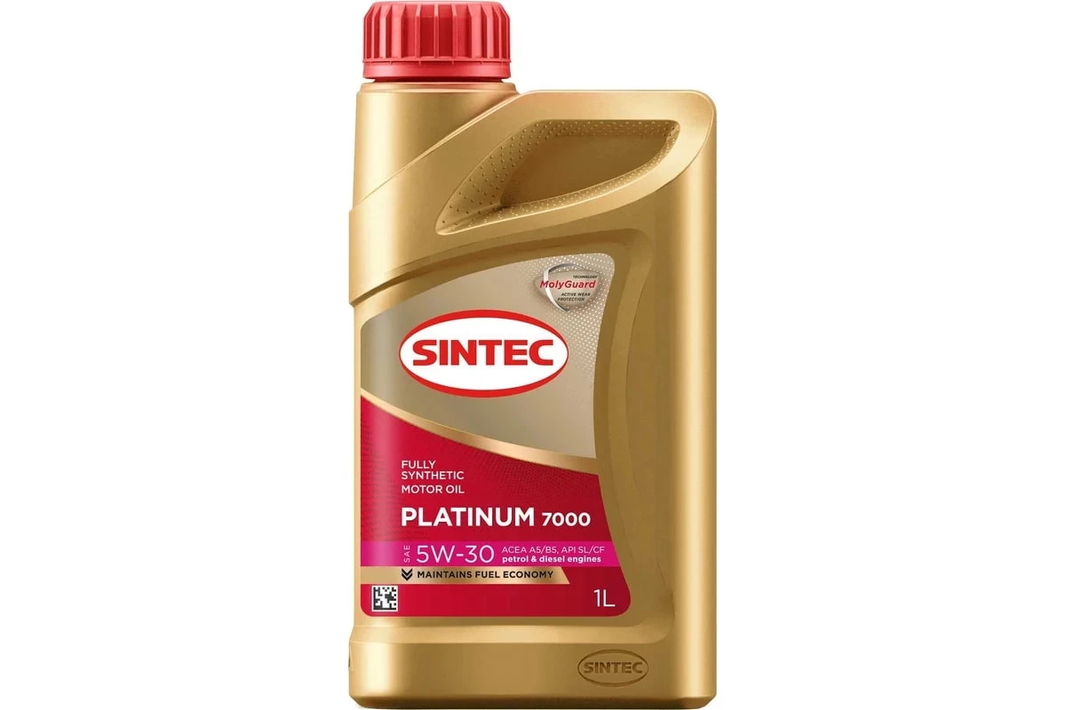 Масло моторное Sintec PLATINUM 5W30 API SL/CF ACEA  A5/B5 1л
