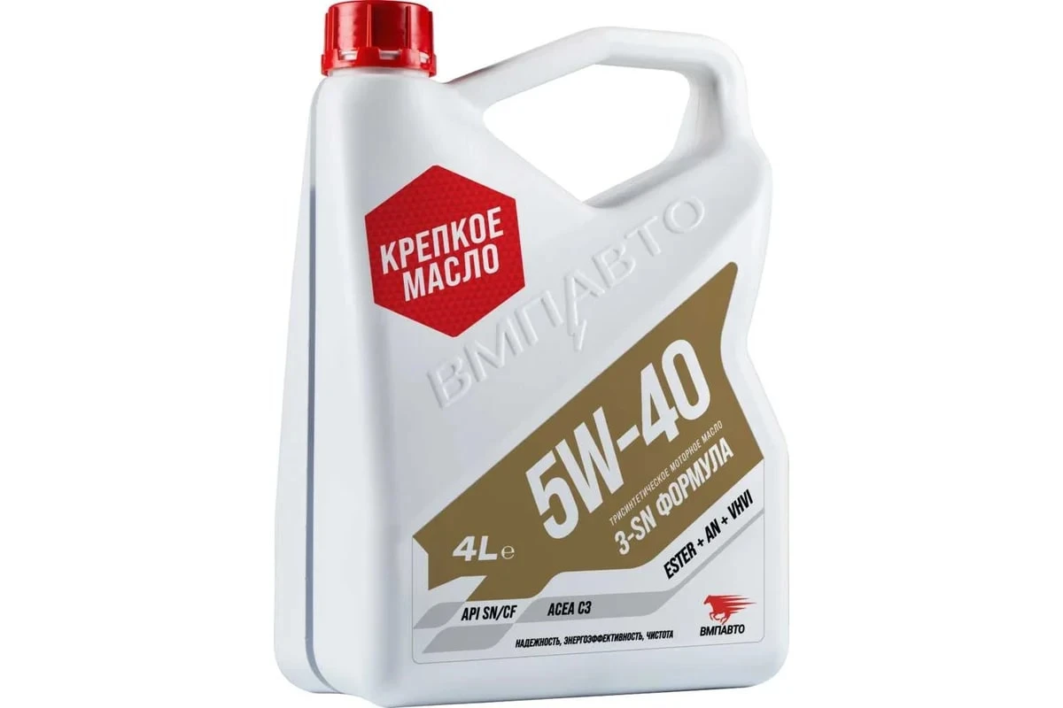 Масло моторное ВМПАвто 5W40 3-SN C3 SN/CF 4л