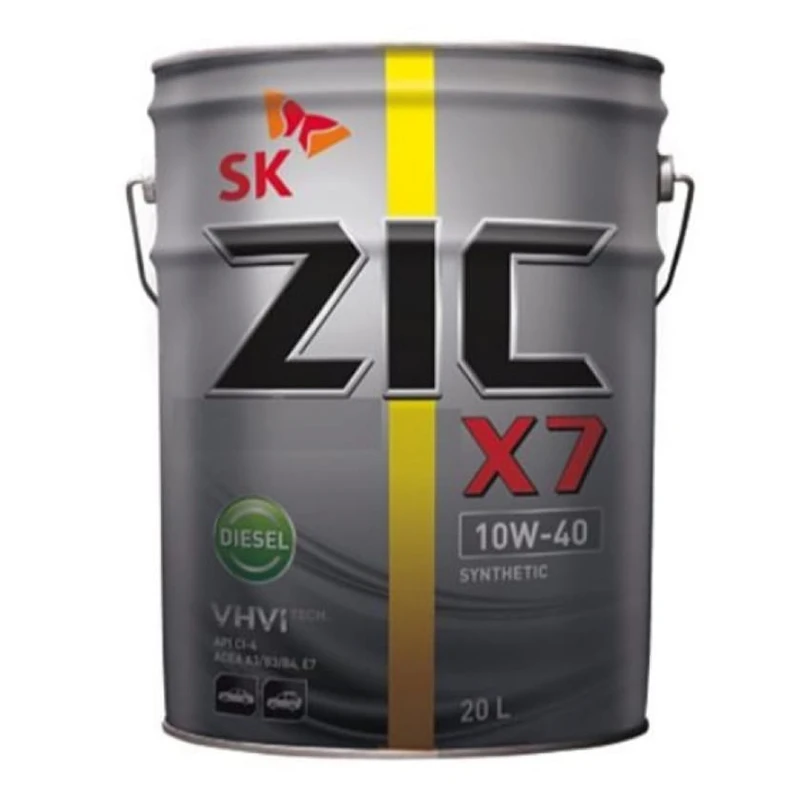 Масло моторное ZIC X7 DIESEL 10W40 20л