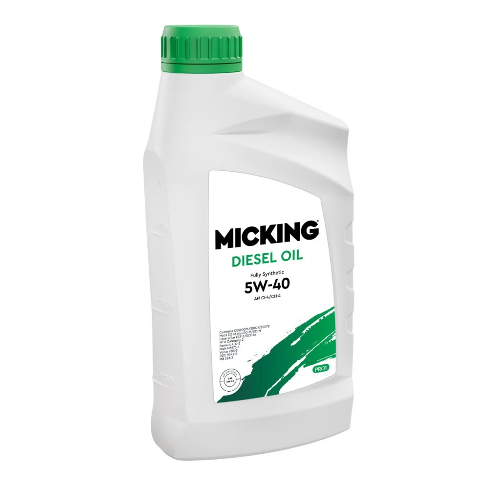 Моторное масло MICKING Diesel Oil PRO1 5W40 API CI-4/CH-4 1л