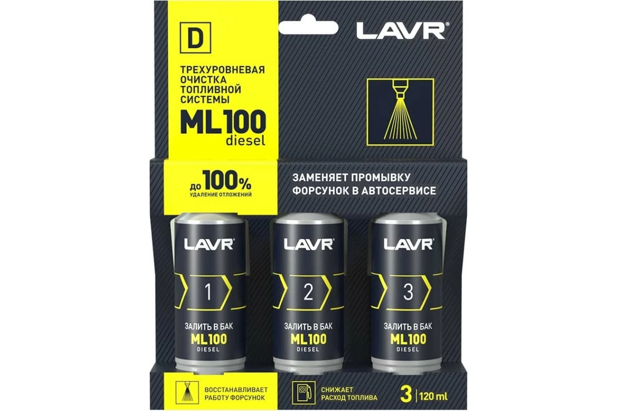 Трехуровневая  очистка топливной системы ML100 diesel арт.(Ln2138) купить в Пензе