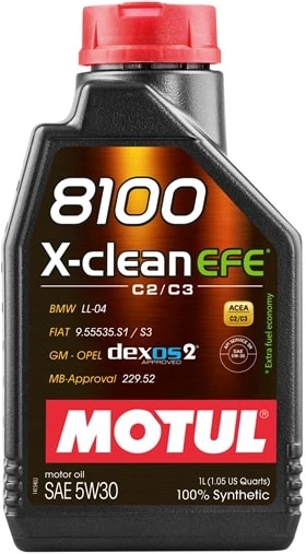 Масло моторное MOTUL 8100 X-clean EFE 5W30 1л