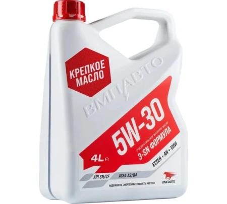Масло моторное ВМПАвто 5W30 3-SN A3/B4 SN/CF 4л 9212