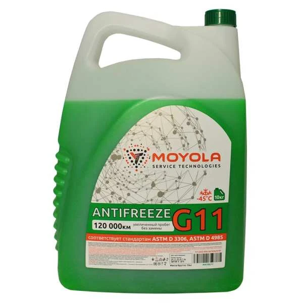 Антифриз MOYOLA G11 зеленый 10кг