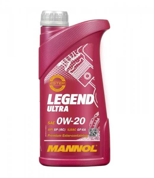 Масло моторное MANNOL LEGEND ULTRA 0W20 1л 79181 - купить с доставкой по РФ в магазине Мега Ойл