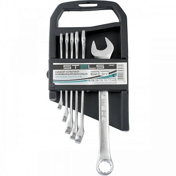 Набор ключей комбинир.8-17 мм 6шт STELS 15427