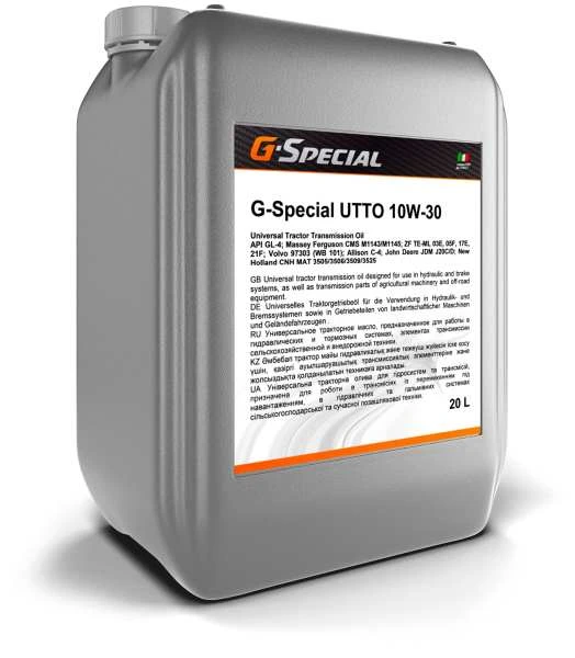 Масло трансмиссионно-гидравлическое G-Special UTTO 10W30 20л — фото товара