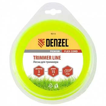 Леска для триммера звезда  Flexcord Denzel 96113