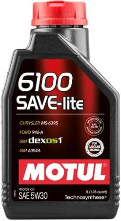 Масло моторное MOTUL 6100 Save-lite 5W30 1л