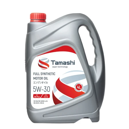 Масло моторное TAMASHI 5W30 API SN Plus ACEA C3-12 4л