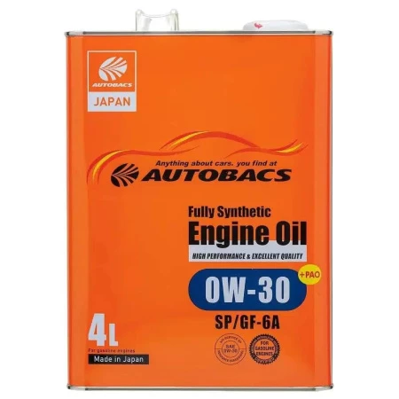 Масло моторное Autobacs Engine oil FS 0W-30 SP|GF-6A 4л