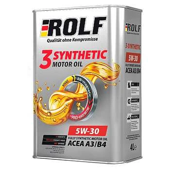 ROLF 3-SYNTHETIC  SAE 5W-30, ACEA  A3/B4 синтетика кан. 1л