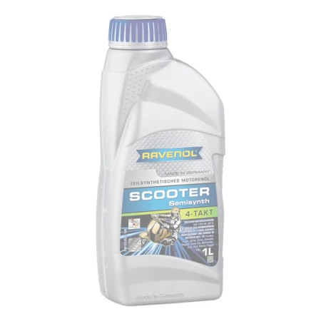 Масло моторное RAVENOL SCOOTER 4T Semisynth 1л