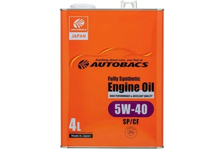 Масло моторное Autobacs Engine oil SYNTENIC 5W40 SP|CF 4л
