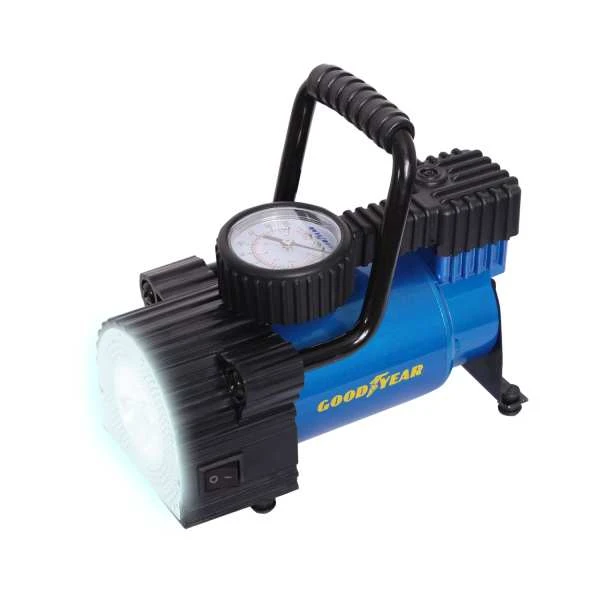 Воздушный компрессор Goodyear GY-30L LED 30 л/мин с фонарём, со съемной ручкой, сумка для хранения