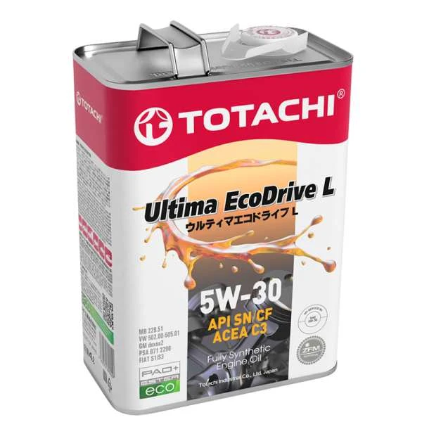 Масло моторное TOTACHI Ultima EcoDrive L SN/C3 5W30 (АКЦИЯ 4+1) 5л — фото товара