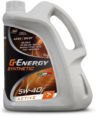 Масло моторное G-Energy Synthetic Active 5W40 5л