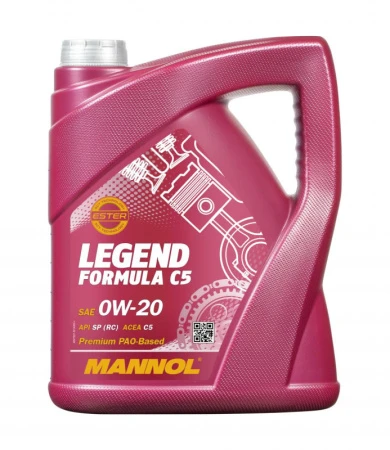 Масло моторное MANNOL LEGEND FORMULA C5 0W20 5л 79211