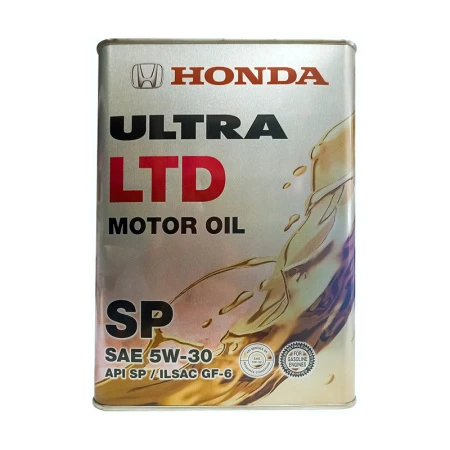 Масло моторное HONDA MOTOR OIL ULTRA LTD SP 5w-30 4л 