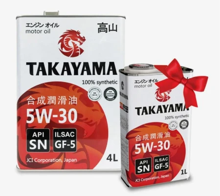Масло моторное TAKAYAMA 5W30 GF-5 SN 5л (Акция 4л+1л)