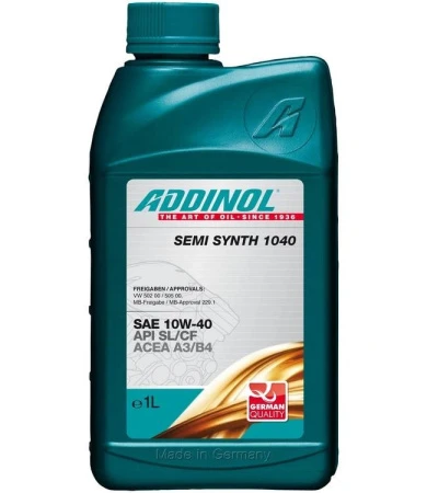 Масло моторное ADDINOL SEMI SYNTH 10W-40 1040 1л
