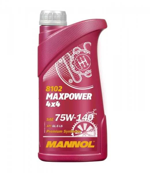 Масло трансмиссионное MANNOL MAXPOWER 4x4 75W140 1л  купить в Пензе