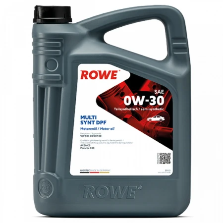 Масло моторное ROWE Hightec Multi SYNT DPF 0W30 C3 5л