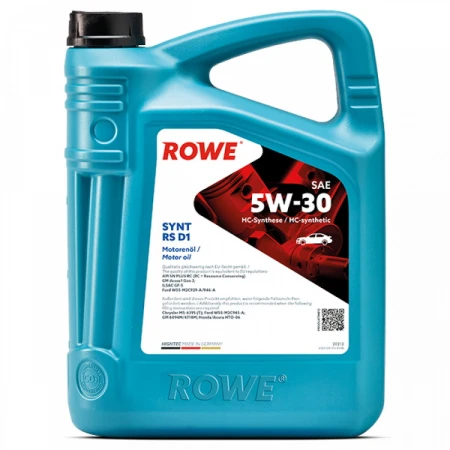 Масло моторное ROWE Hightec SYNT RS D1 5W30 SN-RC 5л