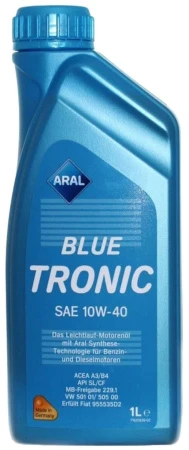 Масло моторное ARAL Biue Tronic 10W40 1л