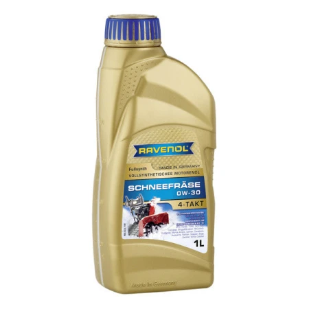 Масло моторное для 4T снегоуборочной техники RAVENOL Schneefraese 4-Takt 0W30 1л