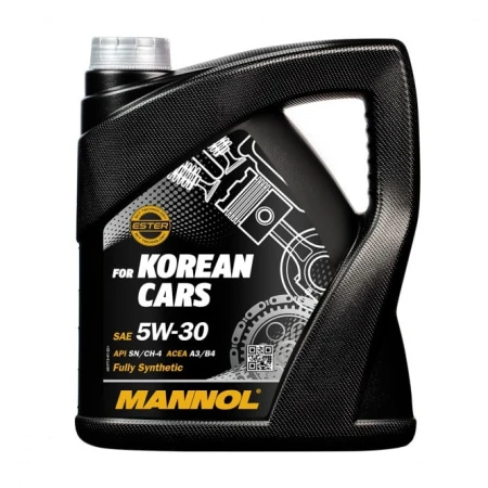 Масло моторное MANNOL FOR KOREAN CARS A5/B5 5W30 4л 77134