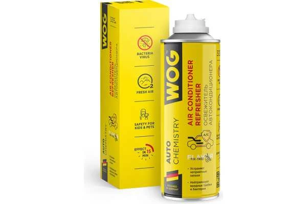 очиститель освеж кодиционера и системы ветиляции антиб с аром пихты WOG 335мл купить в Пензе