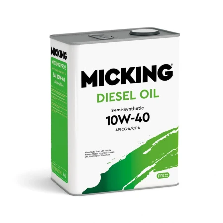 Масло моторное MICKING Diesel Oil PRO2 10W40 API CG-4/CF-4 4л 