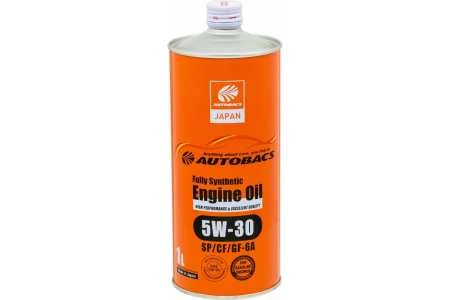 Оригинальное моторное масло Масло моторное Autobacs Engine oil SYNTHETIC 5W30 SP/GF-6A 1л
