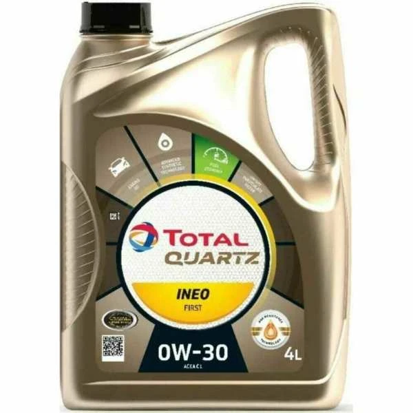 Масло моторное TOTAL QUARTZ INEO FIRST 0W30 C1/С2 4л — фото товара