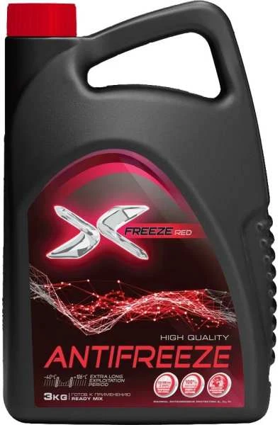 Антифриз FELIX X-Freeze красный 3кг.
