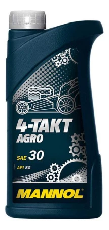 Масло моторное для газонокосилок MANNOL 4-TAKT AGRO SAE 30 1л 1440