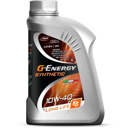 Масло моторное G-Energy Synthetic Long Life 10W40 1л