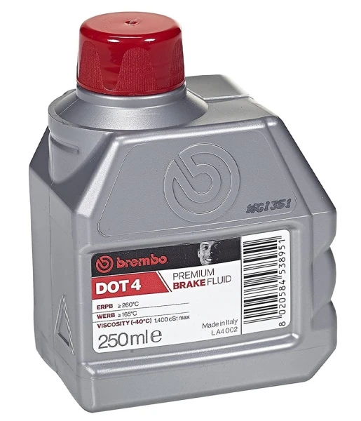 Тормозная жидкость BREMBO DOT 4 250мл