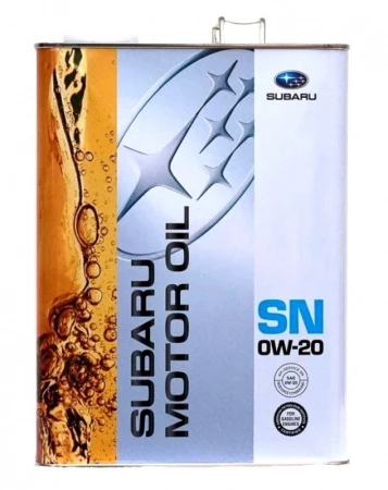 Масло моторное Subaru 0W-20 4л