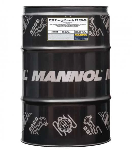 Масло моторное MANNOL ENERGY FORMULA FR 5W30 60л (РОЗЛИВ)