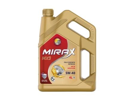 Масло моторное Mirax MX9 SAE 5W40 ACEA A3/B4 API SP 4л